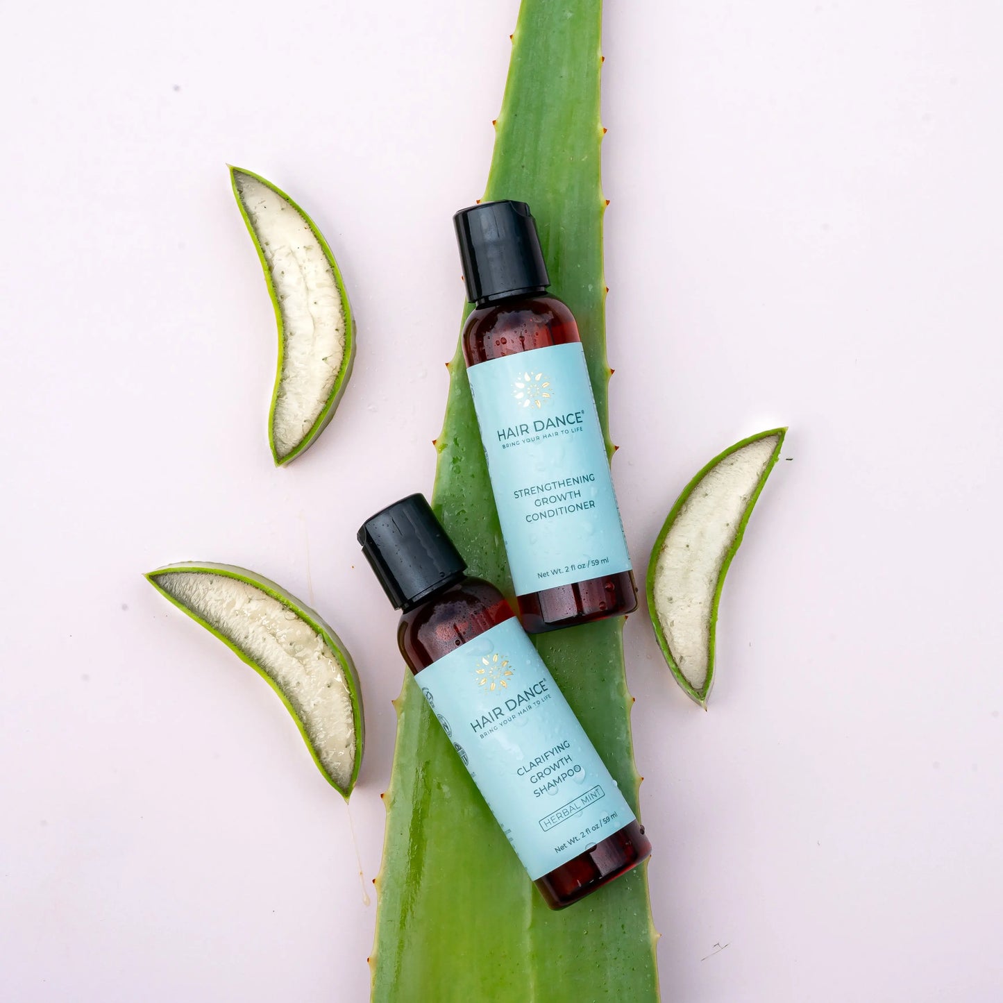 Travel/Trial Size Clarifying Growth Shampoo and Strengthening Growth Conditioner Set (2 oz) Hair Dance