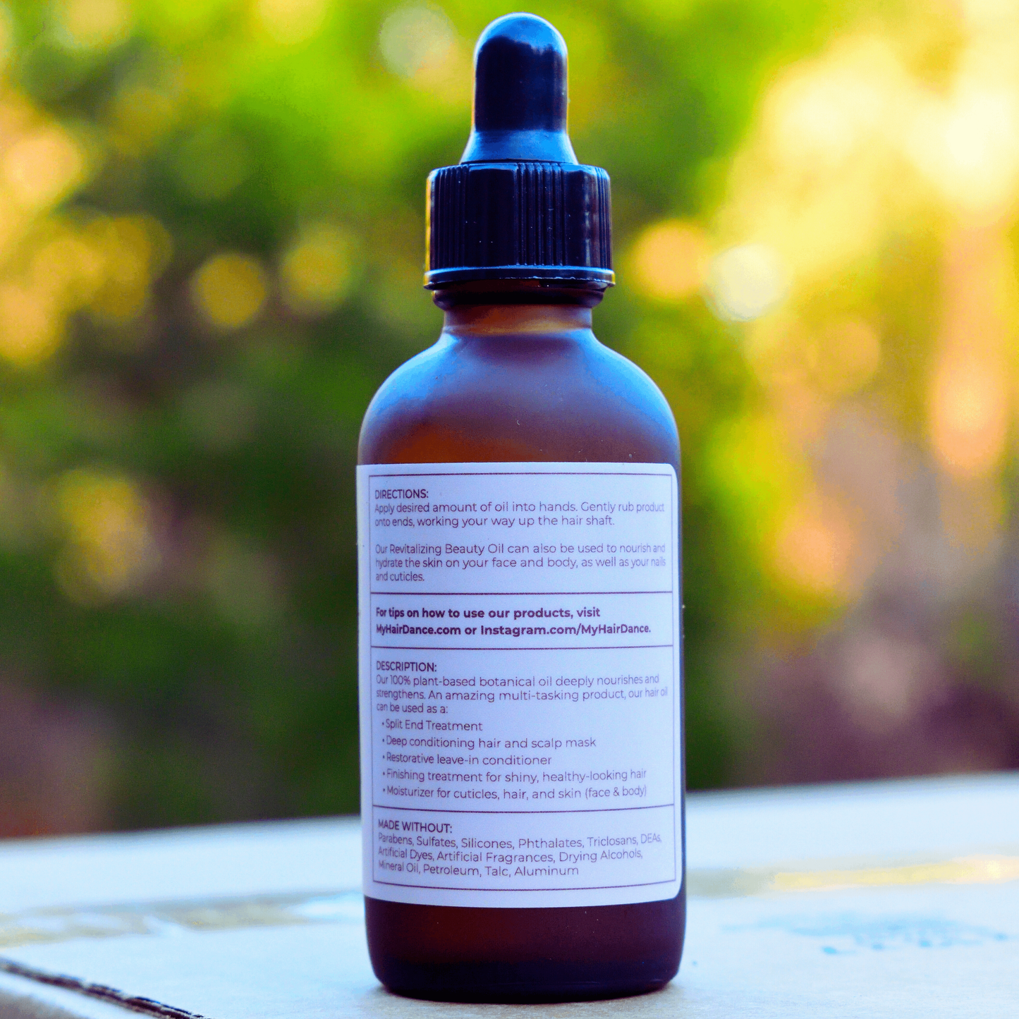 Revitalizing Beauty Oil in Grapefruit | Hair, Skin, Face, & Nails | 2 Ounce | Glass Bottle