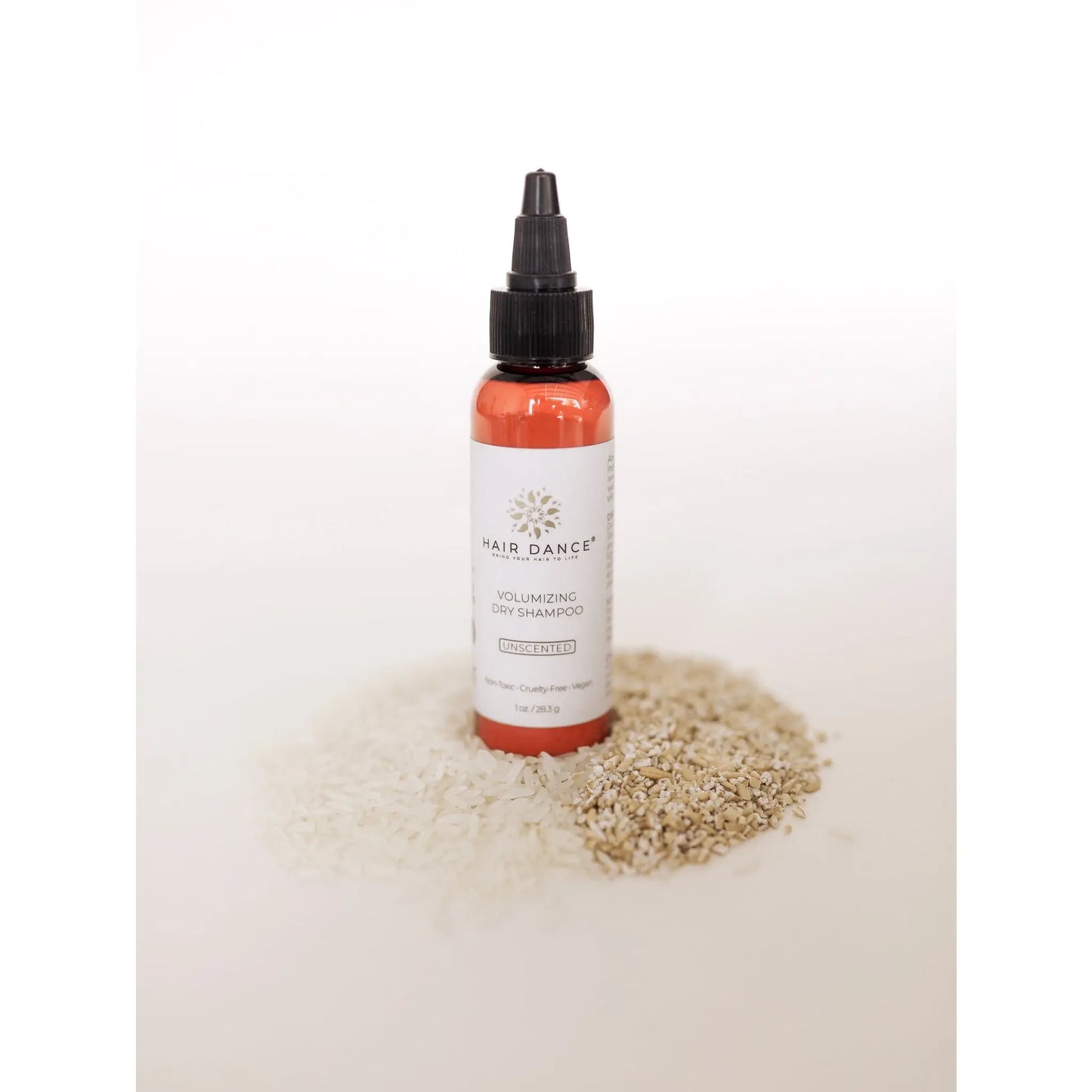 Unscented Volumizing Dry Shampoo Powder - Organic Ingredients Hair Dance
