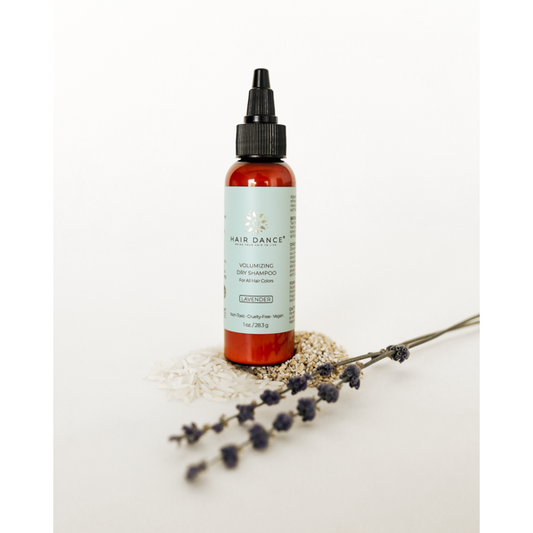 Volumizing Dry Shampoo Powder in Lavender 1 oz. - Organic Ingredients