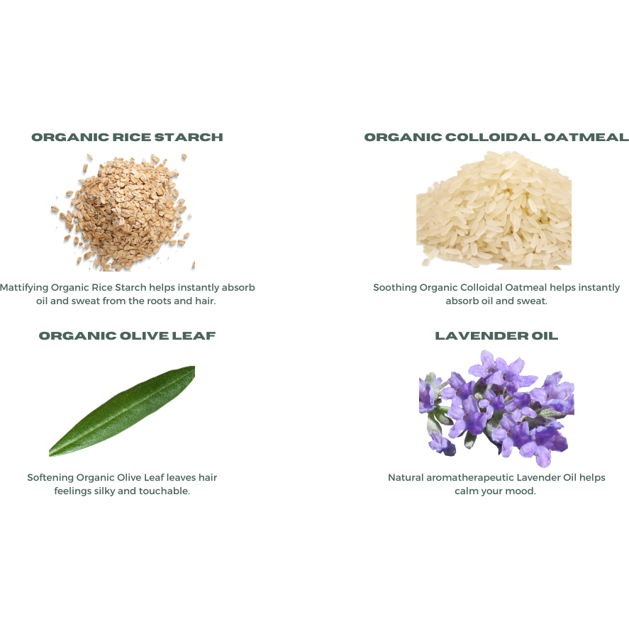 Travel Dry Shampoo Powder (Non-Aerosol Spray) | Natural & Organic Ingredients | Made in USA
