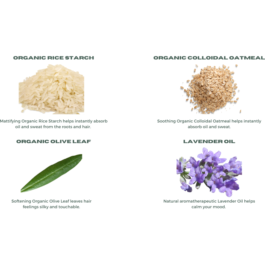 Volumizing Dry Shampoo Eco-Refill Bag in Lavender (2 oz) - Organic Ingredients
