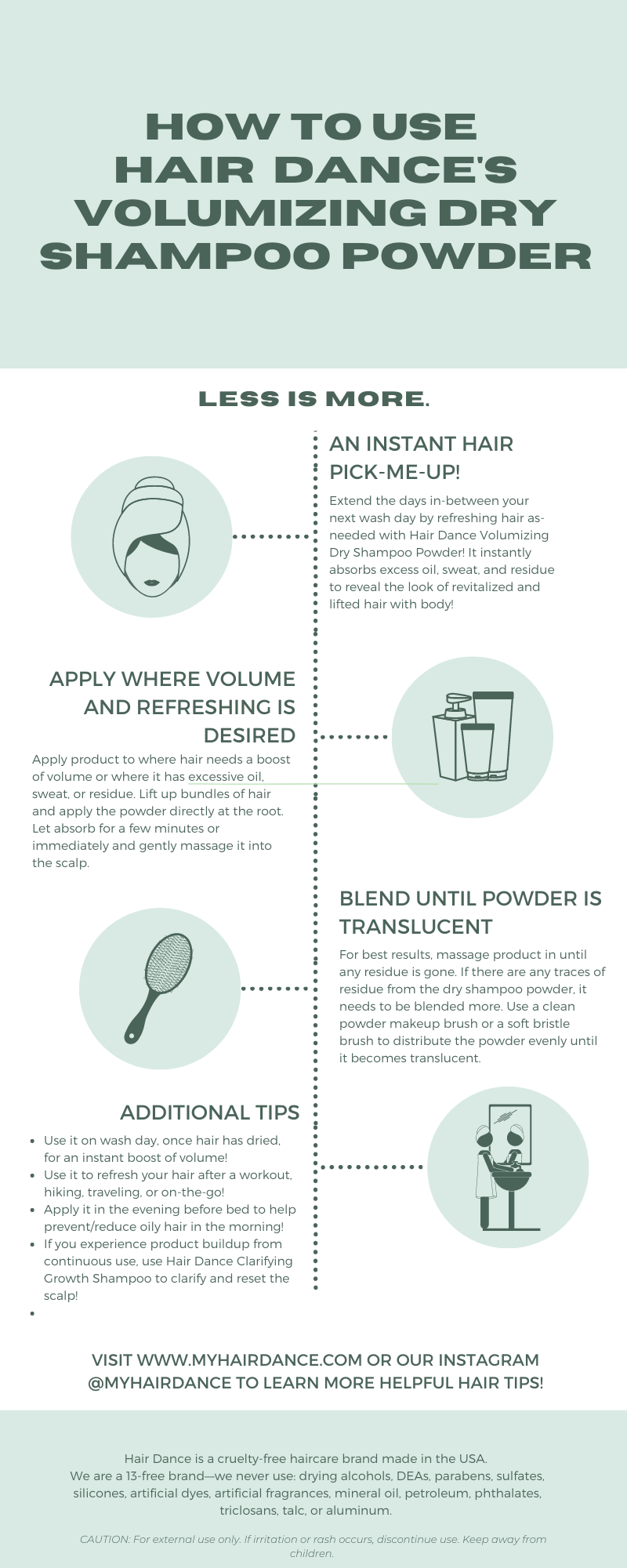 How To Use Our Volumizing Dry Shampoo
