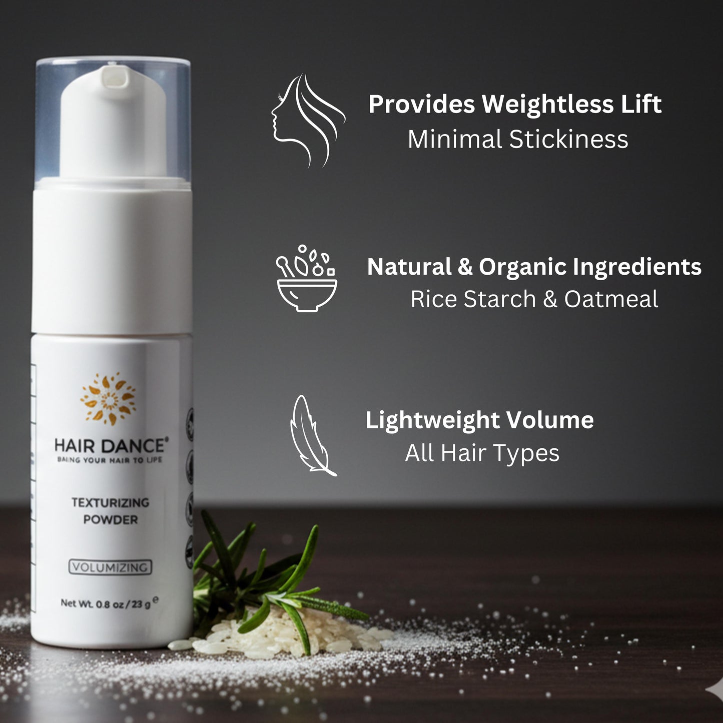 Texture Powder | Natural & Organic | Adds Volume with Minimal Chalkiness, Grit, or Stiffness