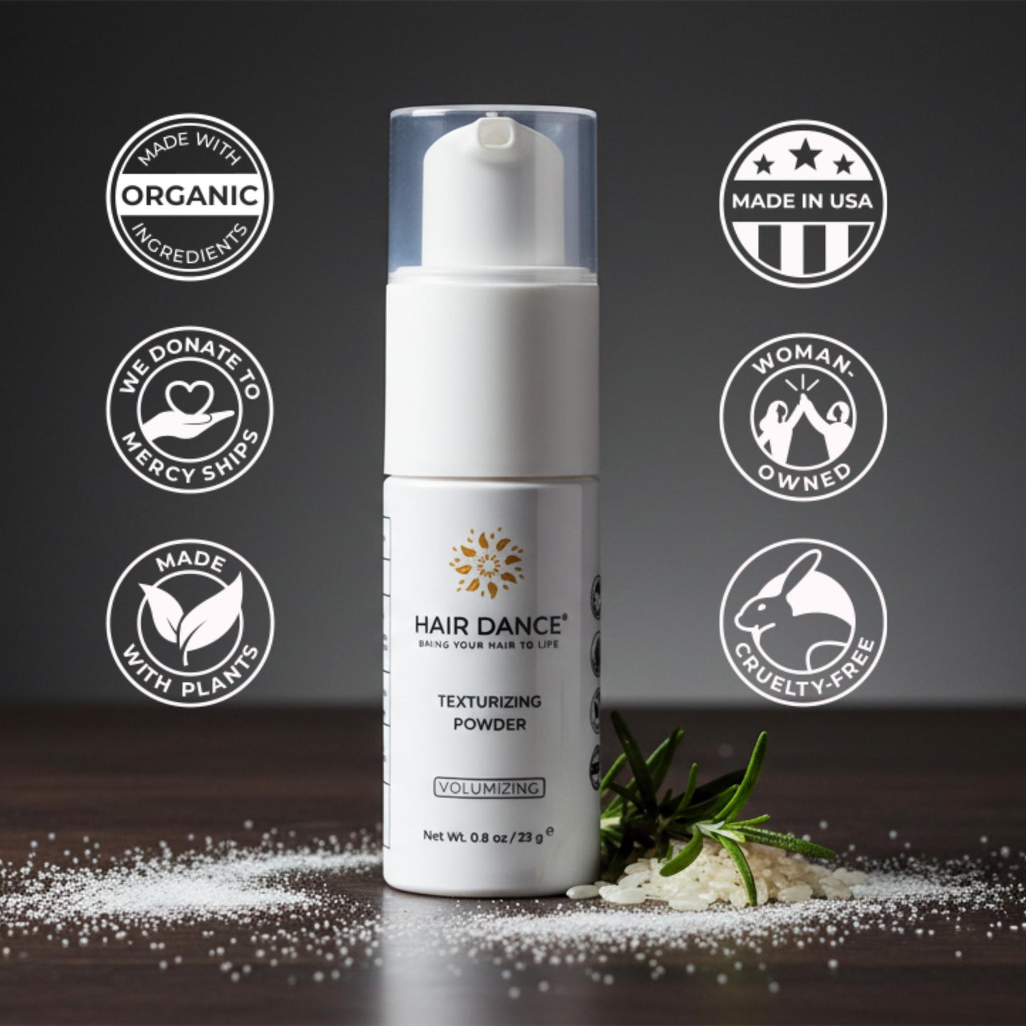 Texture Powder | Natural & Organic | Adds Volume with Minimal Chalkiness, Grit, or Stiffness