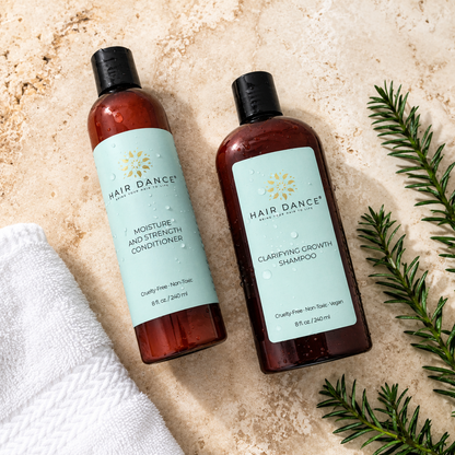 Clarifying Growth Shampoo & Strengthening Growth Conditioner Set Hair Dance