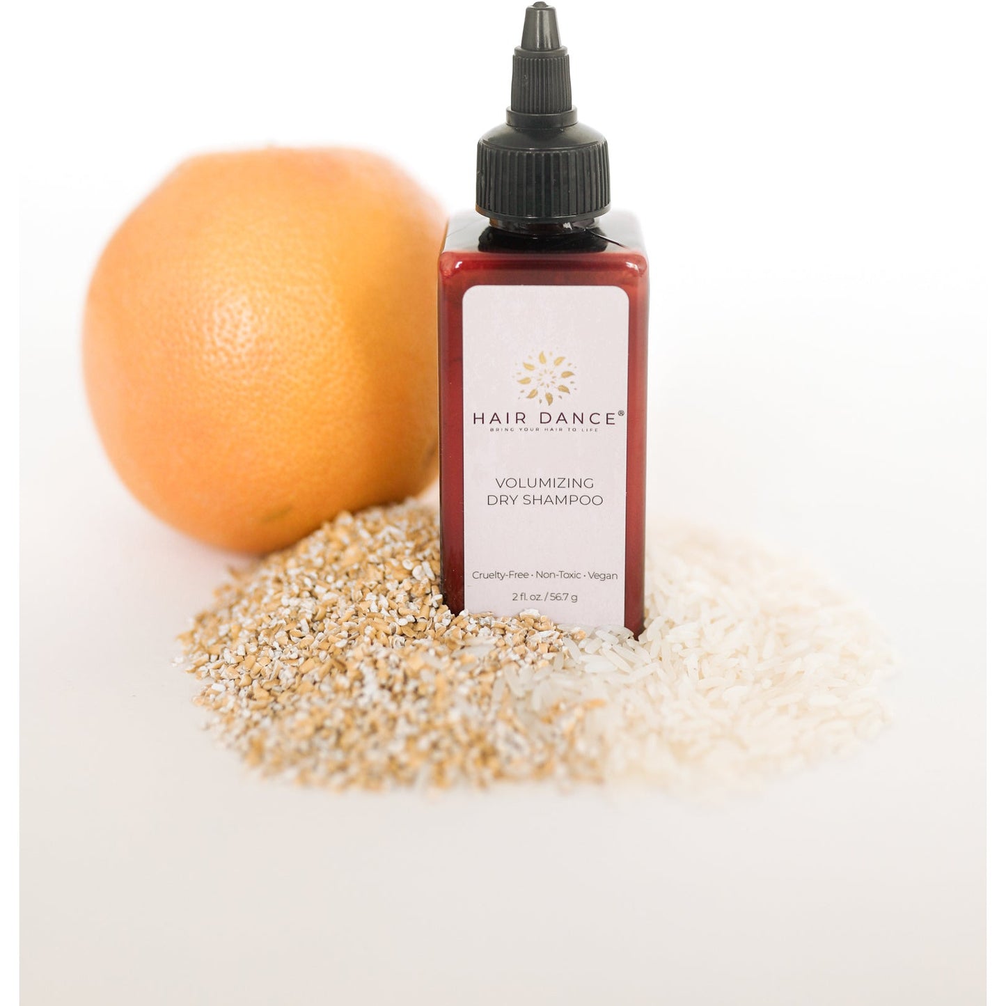 Volumizing Dry Shampoo Powder in Grapefruit 2 oz. - Organic Ingredients