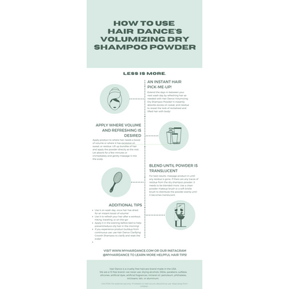 Unscented Volumizing Dry Shampoo Powder - Organic Ingredients