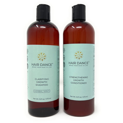Clarifying Growth Shampoo & Strengthening Growth Conditioner Set