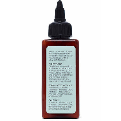 Dry Shampoo Powder 2 Ounce (Twist-Top) | Natural & Organic Ingredients | Made in USA